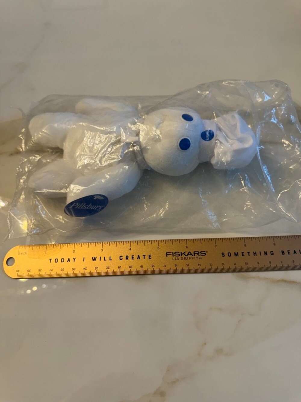Vintage Pillsbury Doughboy Beanie Baby Plush 1997 Dakin 8” Sealed Collectible